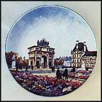 Le Jardin Des Tuileries Collector Plate by Louis Dali MAIN