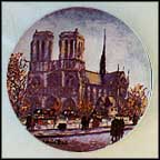 La Cathedrale Notre Dame Collector Plate by Louis Dali MAIN
