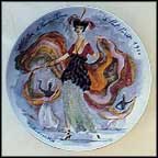 Albertine, The Sinuous Woman Of Paul Poiret, 1910 Collector Plate by Francois Ganeau MAIN