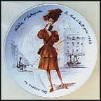 Helene The Intrepid, Fashion At All Costs, 1943 Collector Plate by Francois Ganeau MAIN