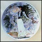 Lea, The Woman Flower Of The Beautiful Era, 1900 Collector Plate by Francois Ganeau MAIN