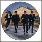 A Hard Day's Night Collector Plate by Nate Giorgio MAIN