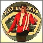 Elvis In Speedway Collector Plate by Bruce Emmett MAIN