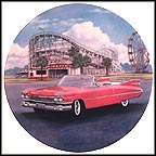 1959 Pink Cadillac Collector Plate by George Angelini MAIN