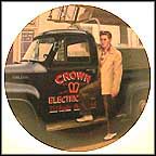 Elvis' Day Job: Memphis, Tennessee Collector Plate by Diane Sivavec MAIN