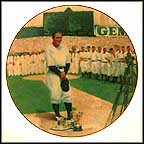Lou Gehrig: The Luckiest Man Collector Plate by Jeff Barson MAIN
