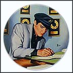 Closing The Deal Collector Plate by Bruce Emmett MAIN
