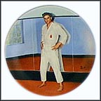 Going For Black Belt Collector Plate by Bruce Emmett MAIN