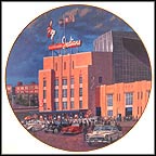Cleveland Stadium: Home Of The Indians Collector Plate by David Henderson MAIN