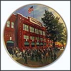 Fenway Park: Home Of The Green Monster Collector Plate by David Henderson MAIN