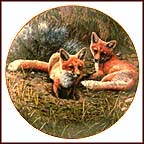 Waiting For Supper Collector Plate by Audrey Casey MAIN