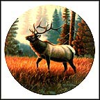 Royal Presence: Elk Collector Plate by Mark Perry MAIN
