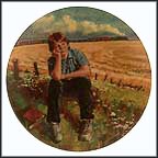Wishful Thinking Collector Plate by Stewart Sherwood MAIN