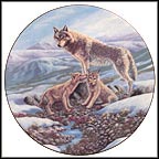 Spirits Of The Wild - Wolves Collector Plate by Joan Sharrock MAIN
