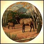 The Elk Collector Plate by Paul Krapf MAIN