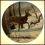 The White-Tailed Deer Collector Plate by Paul Krapf MAIN