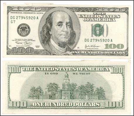 Fr# 2178  2003 DGA $100 Butterfly Folds MAIN