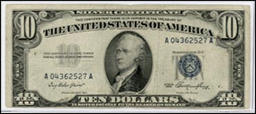 Fr# 1706  1953 AA $10 Misaligned 1st Printing MAIN