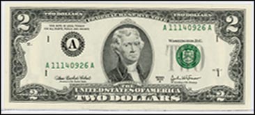 Fr# 1938  2003A AA fw $2 Misaligned Overprints MAIN