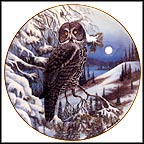 Manitoba's Great Gray Owl Collector Plate by Terry McLean MAIN