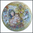 Adoration Of The Shepherds Collector Plate by Edna Hibel MAIN