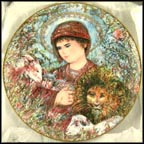 Peaceful Kingdom Collector Plate by Edna Hibel MAIN