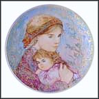 Emily And Jennifer Collector Plate by Edna Hibel MAIN