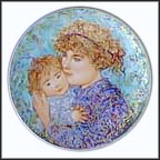 Jessica And Kate Collector Plate by Edna Hibel MAIN