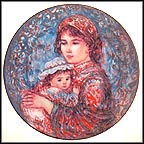 Molly And Annie Collector Plate by Edna Hibel MAIN