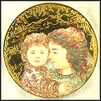 Tammy And Kaile Jo Collector Plate by Edna Hibel MAIN