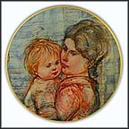 A Time To Embrace Collector Plate by Edna Hibel MAIN
