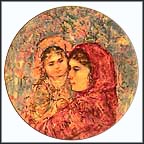 Lucia And Child Collector Plate by Edna Hibel MAIN