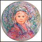 La Contessa Isabella Collector Plate by Edna Hibel MAIN