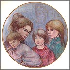 Leah's Family Collector Plate by Edna Hibel MAIN