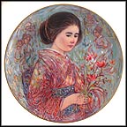 O'Hana Collector Plate by Edna Hibel MAIN