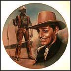 Clark Gable Collector Plate by Susie Morton MAIN