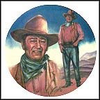 John Wayne Collector Plate by Susie Morton MAIN