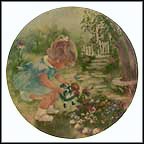 Stop And Smell The Roses - artist signed Collector Plate by Rusty Money MAIN