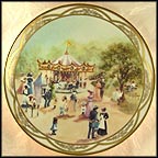Children's Carousel Collector Plate by Rusty Money MAIN