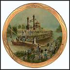Riverboat Honeymoon - artist signed Collector Plate by Rusty Money MAIN