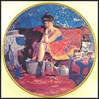 Silver Dollar Sal Collector Plate by Donald "Putt" Putman MAIN