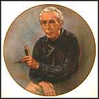 Portrait Of Rockwell Collector Plate by Clarence Thorpe MAIN