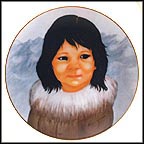 Eskimo Girl Collector Plate by Laura Johnson MAIN