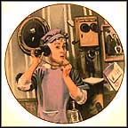 Party Line Collector Plate by Norman Rockwell MAIN