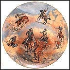 Cowboys Of The West Collector Plate by Jim Henson MAIN