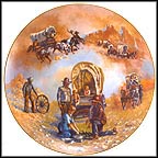 Prairie Schooner Pioneers Collector Plate by Jim Henson MAIN