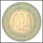 Eagle - White Collector Plate MAIN