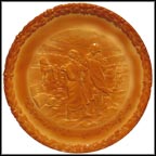 Lafayette With Washington At Valley Forge - Brown Collector Plate MAIN