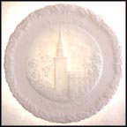 The Nation's Church - White Satin Collector Plate MAIN