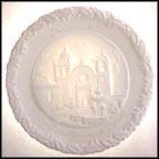 San Carlos Borromeo de Carmelo - White Satin Collector Plate MAIN